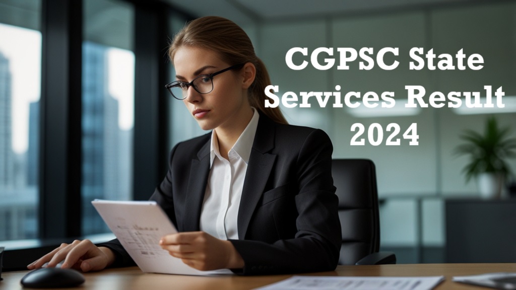 CGPSC State Services Result 2024