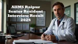 AIIMS Raipur Senior Resident Interview Result 2024