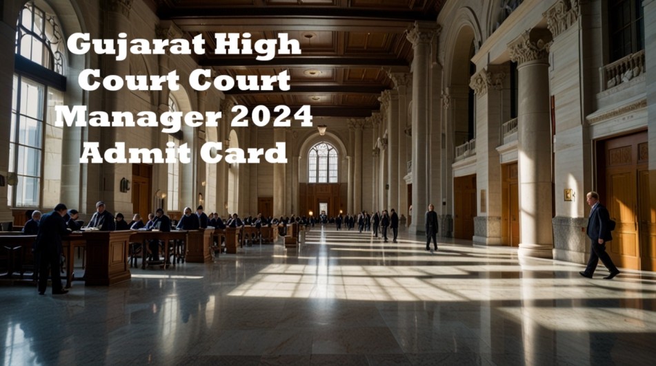 Gujarat High Court Court Manager 2024 Admit Card