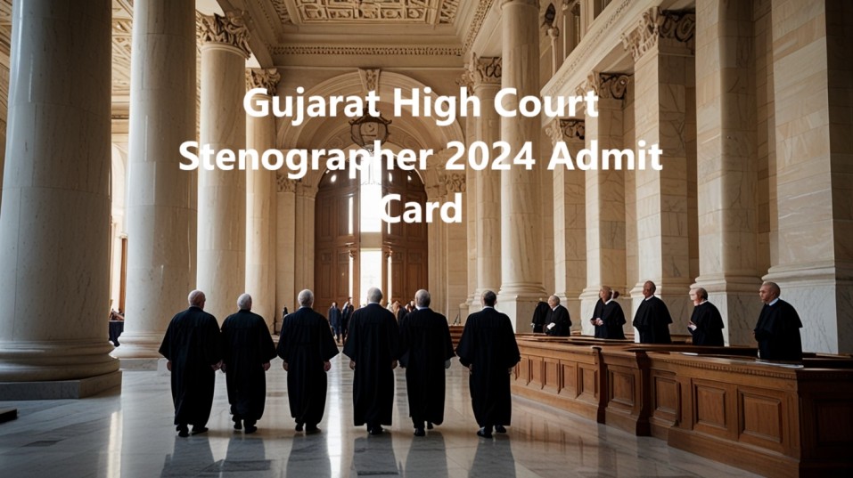 Gujarat High Court Stenographer 2024 Admit Card